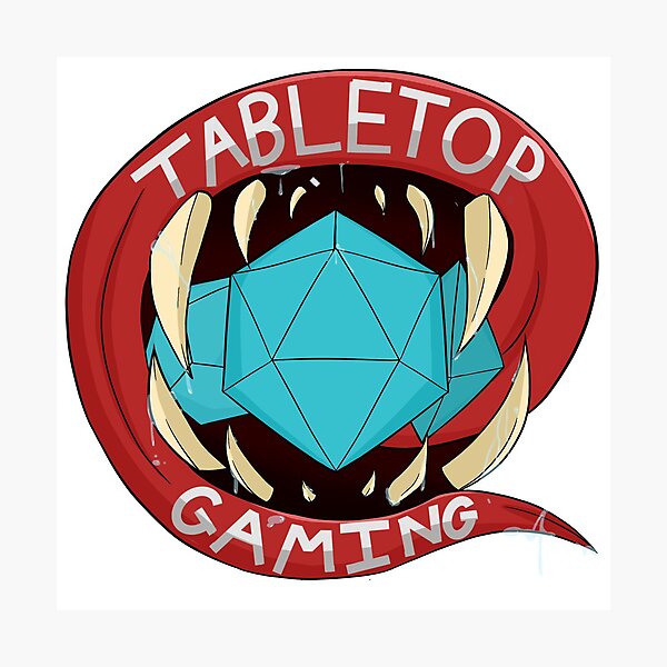 "Tabletop gaming logo" Photographic Print for Sale by ThorRBread