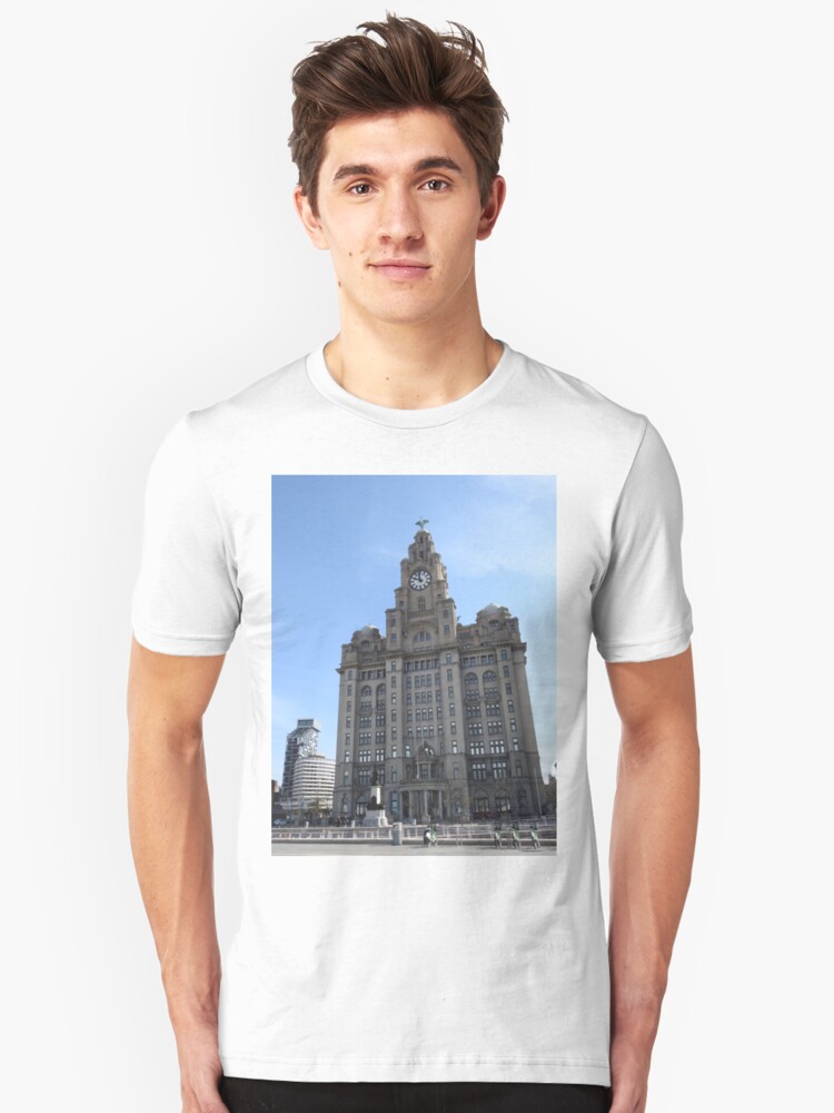 Alternate view of Liverpool Liver Building Photo Slim Fit T-Shirt