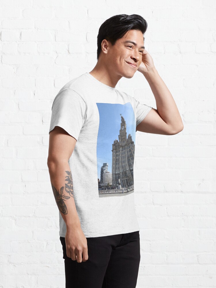 Alternate view of Liverpool Liver Building Photo Classic T-Shirt