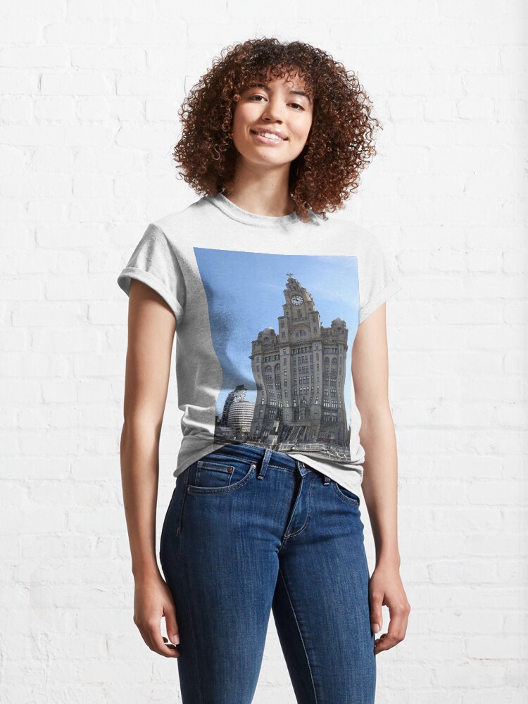 Alternate view of Liverpool Liver Building Photo Classic T-Shirt