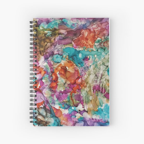 Hallucination in the mountains Spiral Notebook