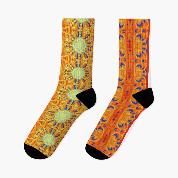 Item preview, Snowflake Orange Sunrise flower pattern "B-Bloom Orange" designed and sold by bryansteward.