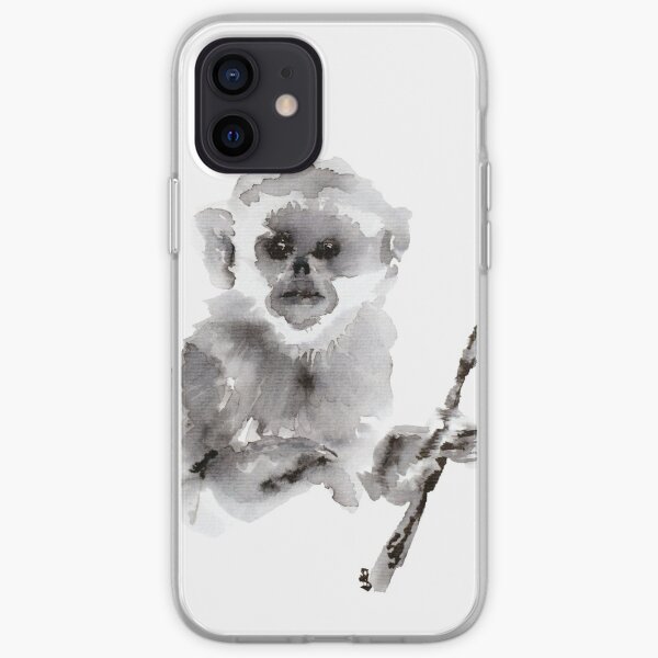 Ink Baby Snub Nosed Monkey iPhone Soft Case