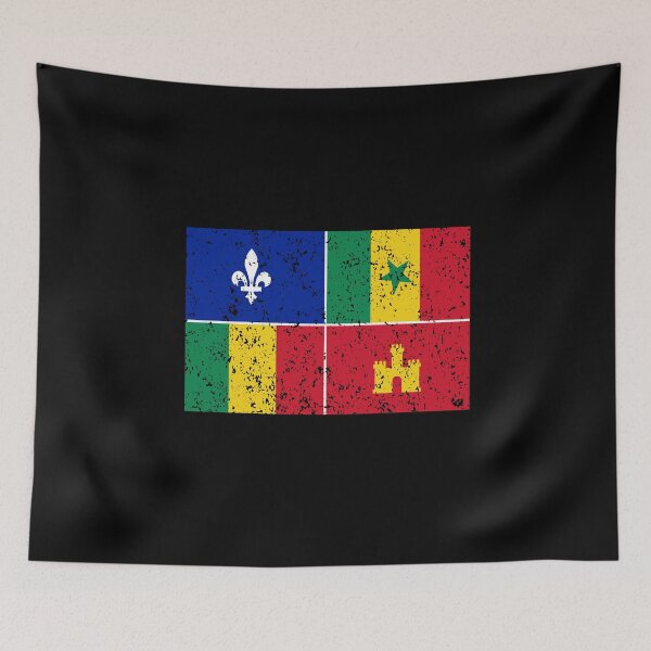 Item preview, Creole Flag Louisiana Creoles  designed and sold by Vanover Designs.