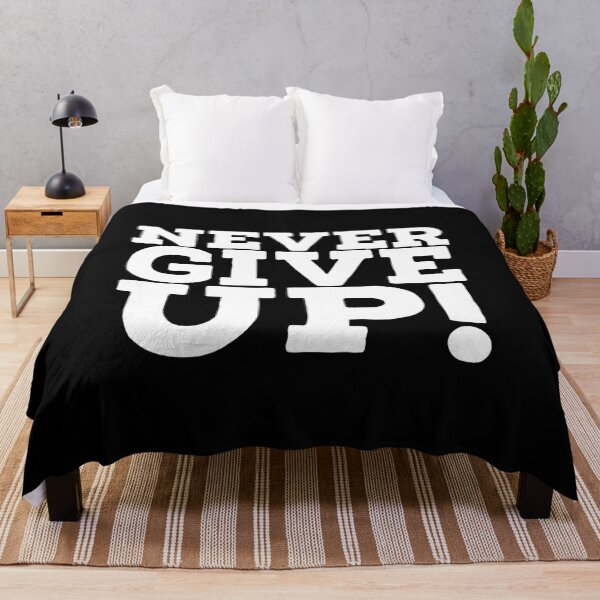 Item preview, Never give up! designed and sold by Maestroedems.