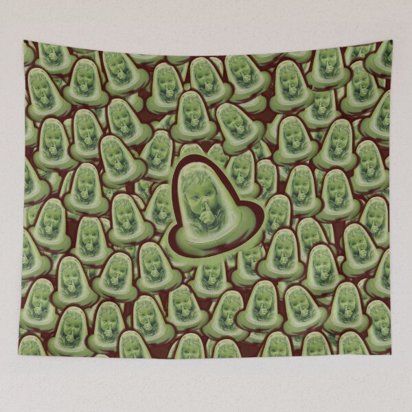Item preview, Invasion of the Booger Snatcher Baby Pattern Center designed and sold by bryansteward.