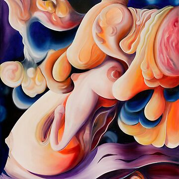 Artwork thumbnail, "Celebration of Procreation" - abstract expressionistic oil painting by James Knowles