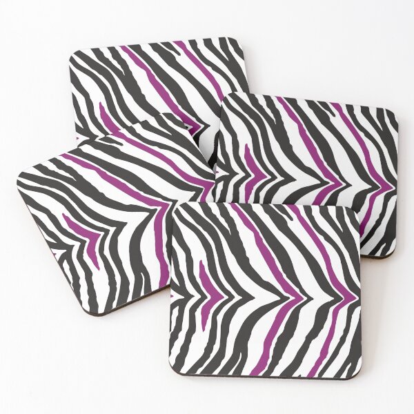 Item preview, Zebra: Dark Deep Feusia Pink, White and Black designed and sold by XCEEDTRANSITION.