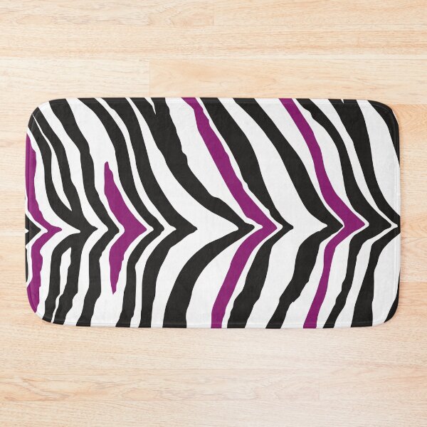 Item preview, Zebra: Dark Deep Feusia Pink, White and Black designed and sold by XCEEDTRANSITION.
