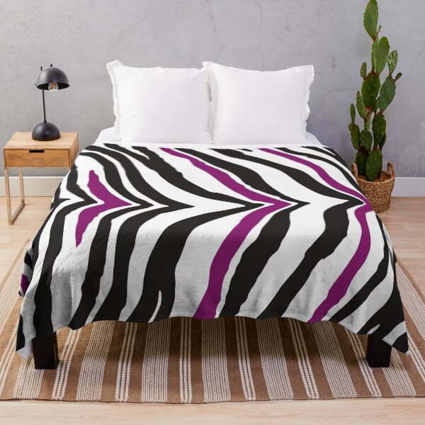 Item preview, Zebra: Dark Deep Feusia Pink, White and Black designed and sold by XCEEDTRANSITION.