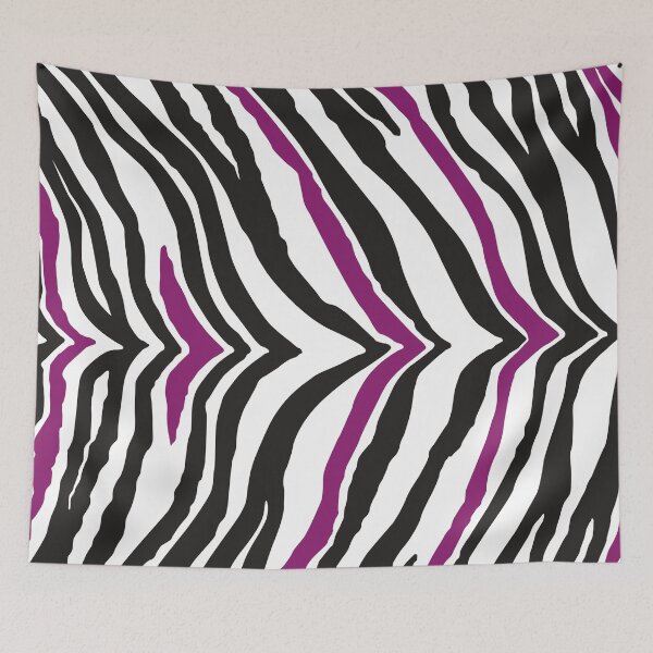 Item preview, Zebra: Dark Deep Feusia Pink, White and Black designed and sold by XCEEDTRANSITION.