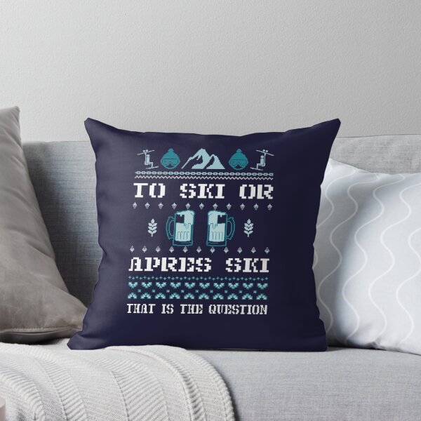 Item preview, To Ski or Apres Ski- Piste Up Party Time designed and sold by Merch-Tees.