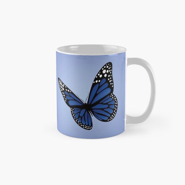 Item preview, Beautiful Blue Butterfly Vector Illustration designed and sold by emmaburndesigns.