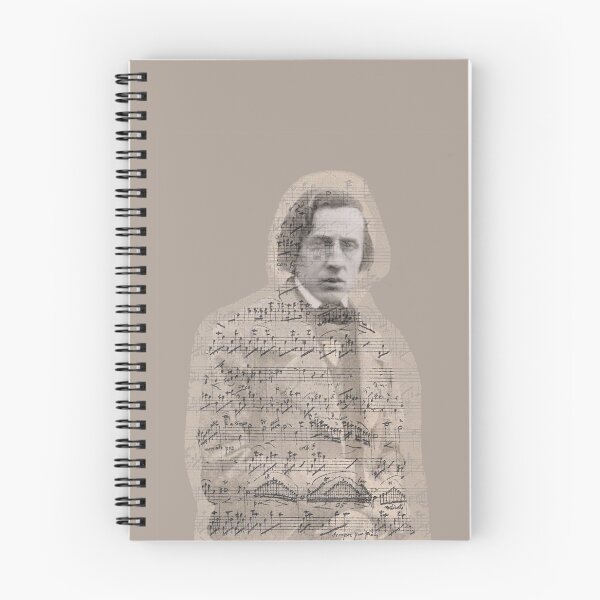 Item preview, Chopin Sheet Music Double Exposure designed and sold by Rainfalling.