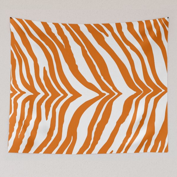Item preview, Zebra: Burnt Orange and White designed and sold by XCEEDTRANSITION.