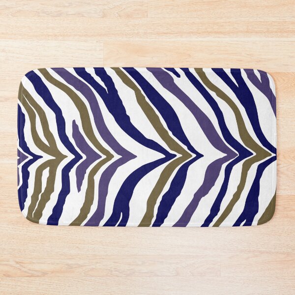 Item preview, Multi-Zebra (Plum, Olive, Navy Blue and White) designed and sold by XCEEDTRANSITION.