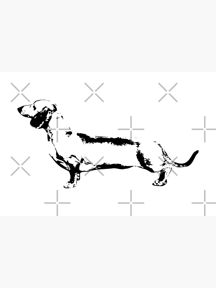 Dachshund Monogram by tribbledesign