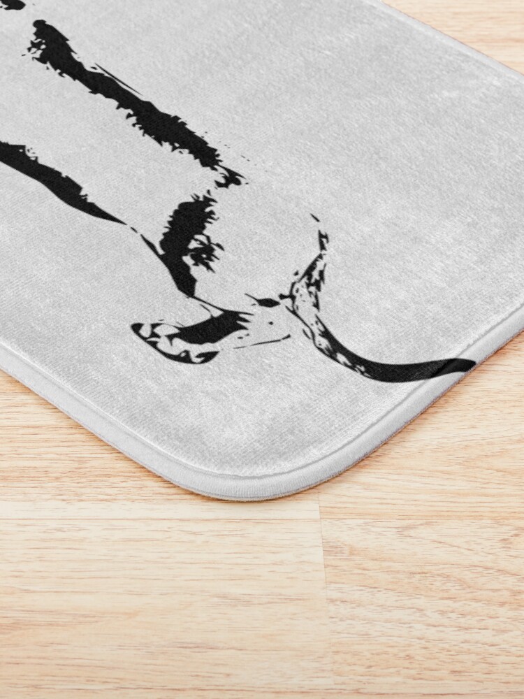 Alternate view of Dachshund Monogram Bath Mat