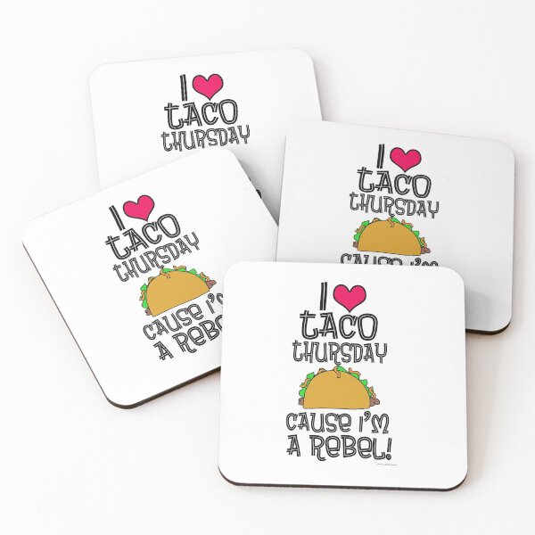 Artikelvorschau, Taco-Donnerstag-Rebellen-lustiger Nahrungsmittelslogan entworfen und verkauft von mytshirtfort.