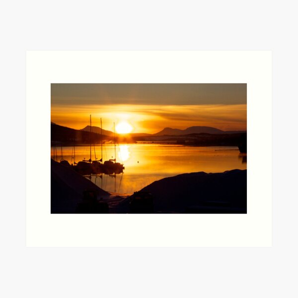Tromso Sunset Art Print