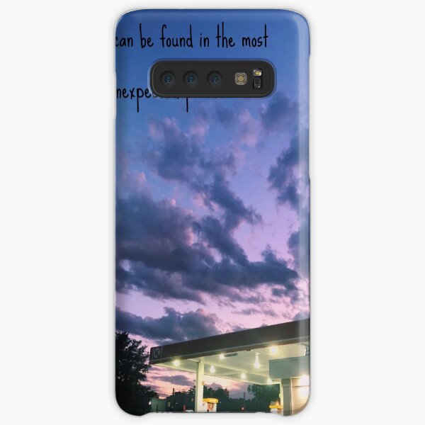 Beauty is everywhere including the corner gas station Samsung Galaxy Snap Case