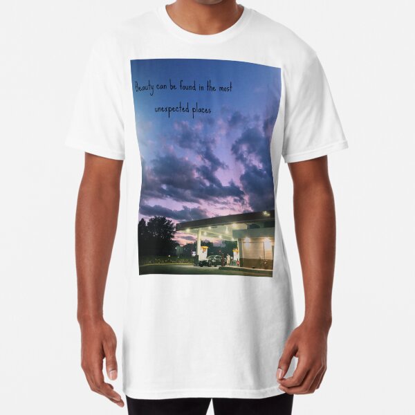 Beauty is everywhere including the corner gas station Long T-Shirt