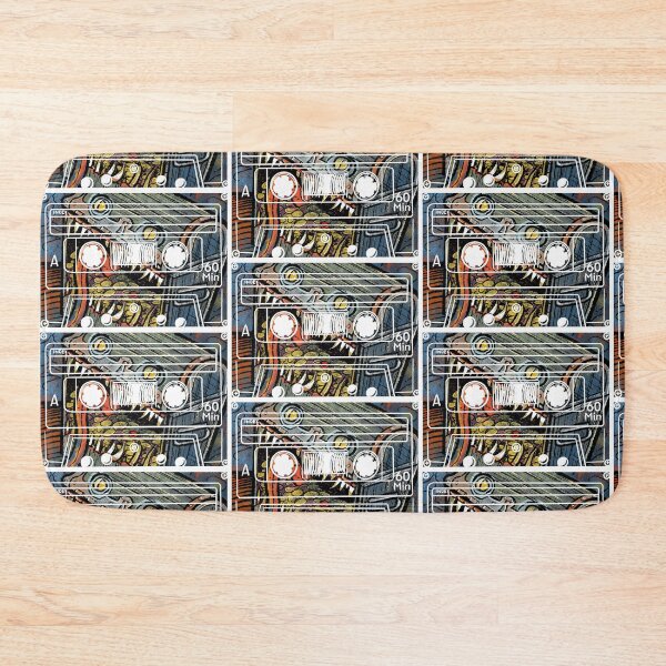 Item preview, pop-art tape cassette mimic treasure chest designed and sold by Gammaraybots.