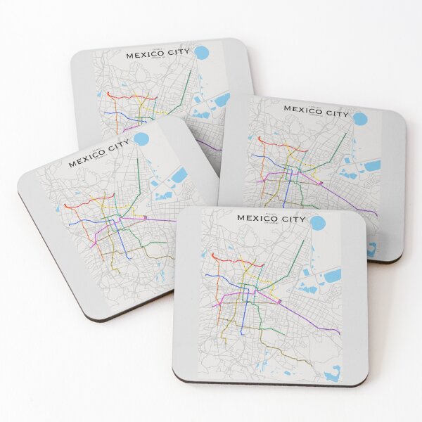 Item preview, Mexico City Transit Map designed and sold by CPTVDesign.