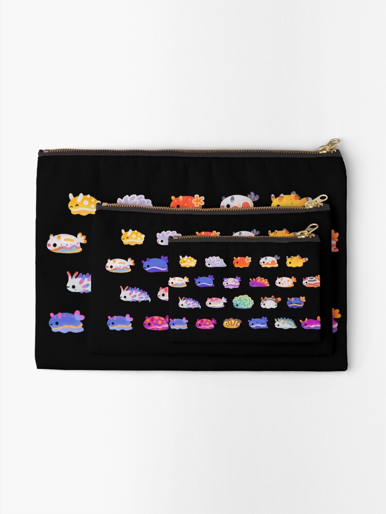 Thumbnail 2 of 4, Zipper Pouch, Sea Slug Day designed and sold by pikaole.