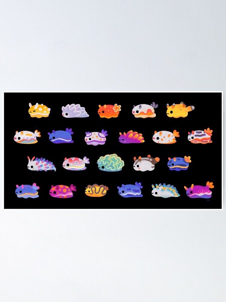 Alternate view of Sea Slug Day Poster