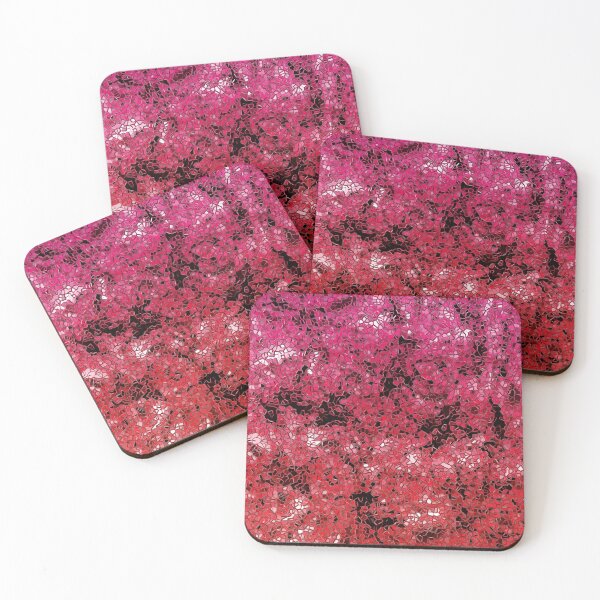 Item preview, Pink Red Shattered Metal Pieces designed and sold by SassyClassyMe.