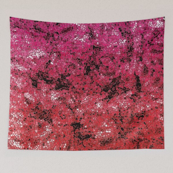 Item preview, Pink Red Shattered Metal Pieces designed and sold by SassyClassyMe.