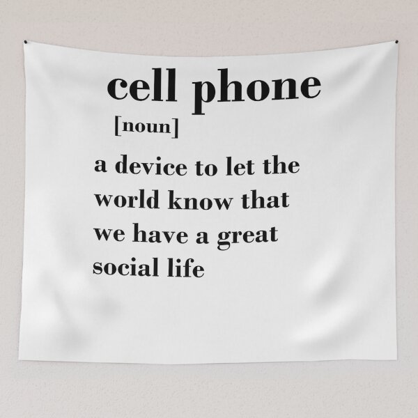 Item preview, Cell Phone funny quote definition  designed and sold by appaart.