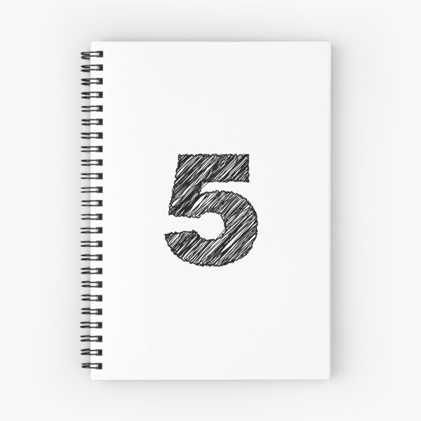 Item preview, Sketchy Letter Series - Number 5 designed and sold by JHMimaging.