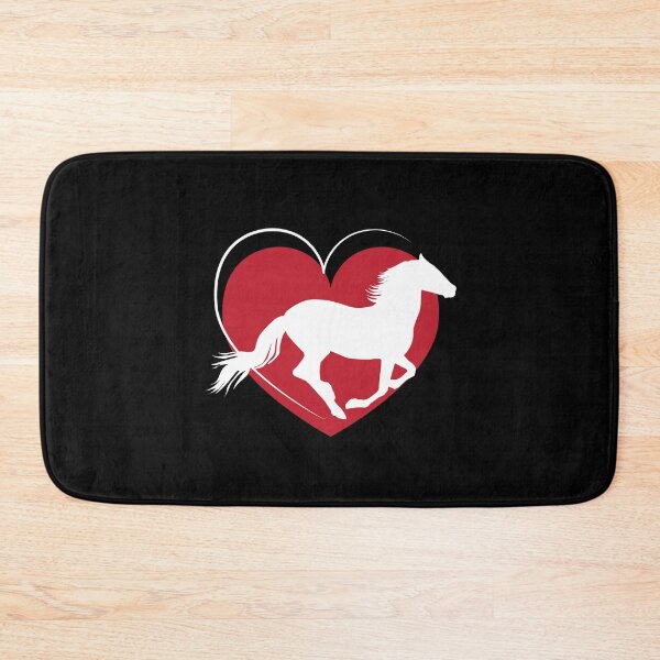 Item preview, Horse heart riding mare stallion stall horseshoe pony designed and sold by MooonTees.