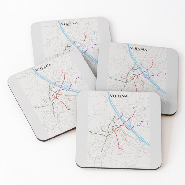 Item preview, Vienna Transit Map designed and sold by CPTVDesign.