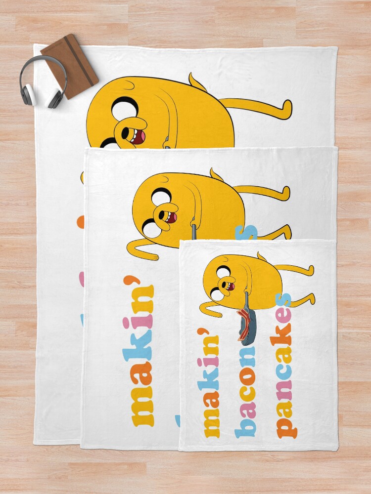 Alternate view of Adventure Time™ "Makin' Bacon Pancakes" Throw Blanket