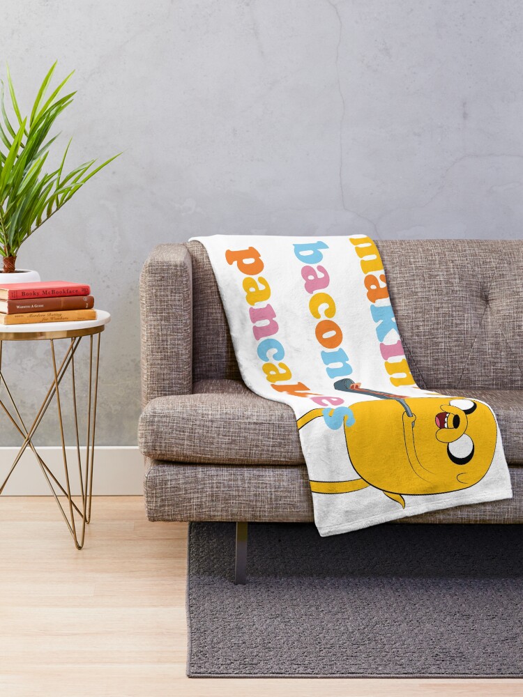 Alternate view of Adventure Time™ "Makin' Bacon Pancakes" Throw Blanket