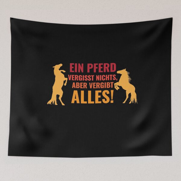Item preview, A horse does not forget but forgives all riders designed and sold by MooonTees.