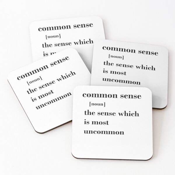 Item preview, Common sense funny quote definition  designed and sold by appaart.