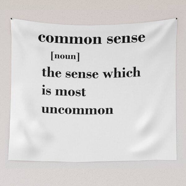 Item preview, Common sense funny quote definition  designed and sold by appaart.