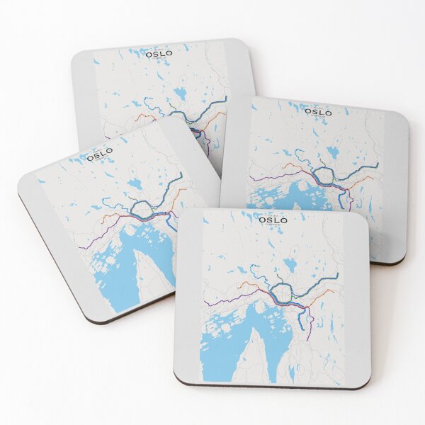 Item preview, Oslo Transit Map designed and sold by CPTVDesign.