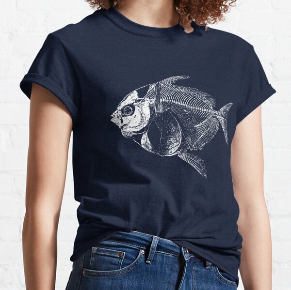 Fishing Shirt - Long Sleeve Skele Fish (Black) – Taco Tackle