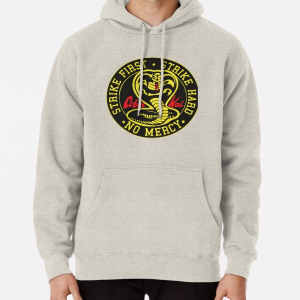 Cobra Kai Sudadera con capucha de mano dura sin misericordia Daniel San Clásico Adulto y Niños Sudadera Con Capucha Top