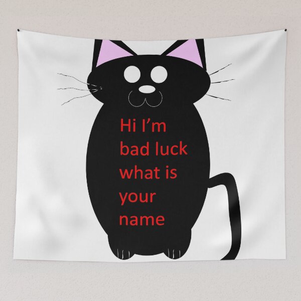 Item preview, black cat, bad luck, designed and sold by tommot662.