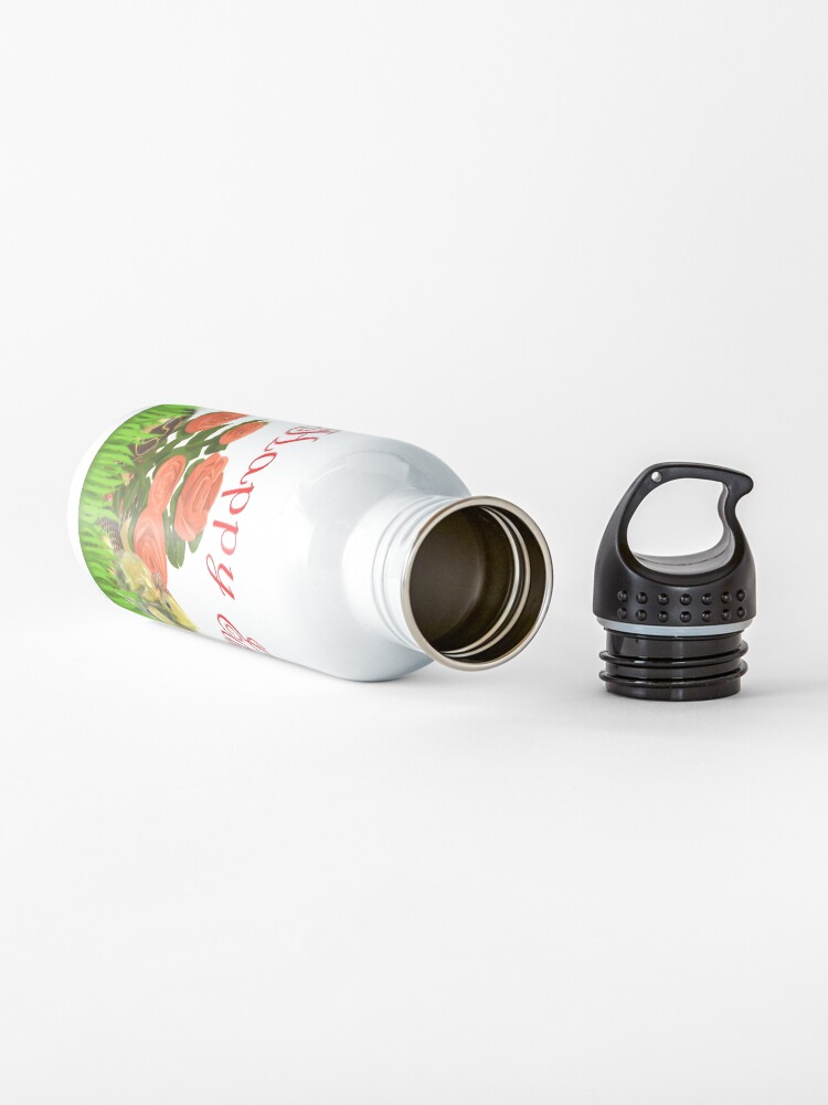 Alternate view of Happy Easter Chick and Eggs Water Bottle