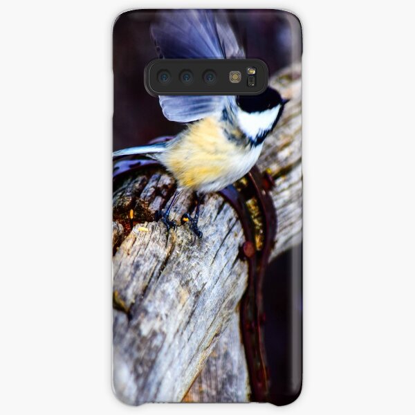 Chickadee lifting off. Samsung Galaxy Snap Case