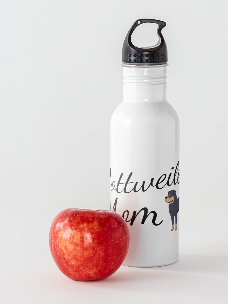 Alternate view of Rottweiler Mom Water Bottle
