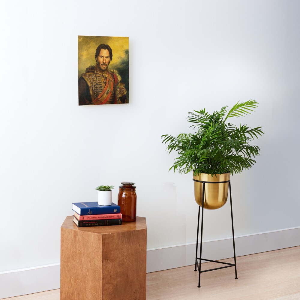 Keanu Reeves - replaceface Mounted Print