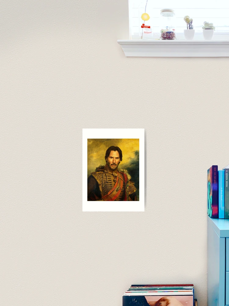 Thumbnail 2 of 3, Art Print, Keanu Reeves - replaceface designed and sold by replaceface.